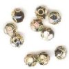 10 6mm Black Cloisonn� Rounds